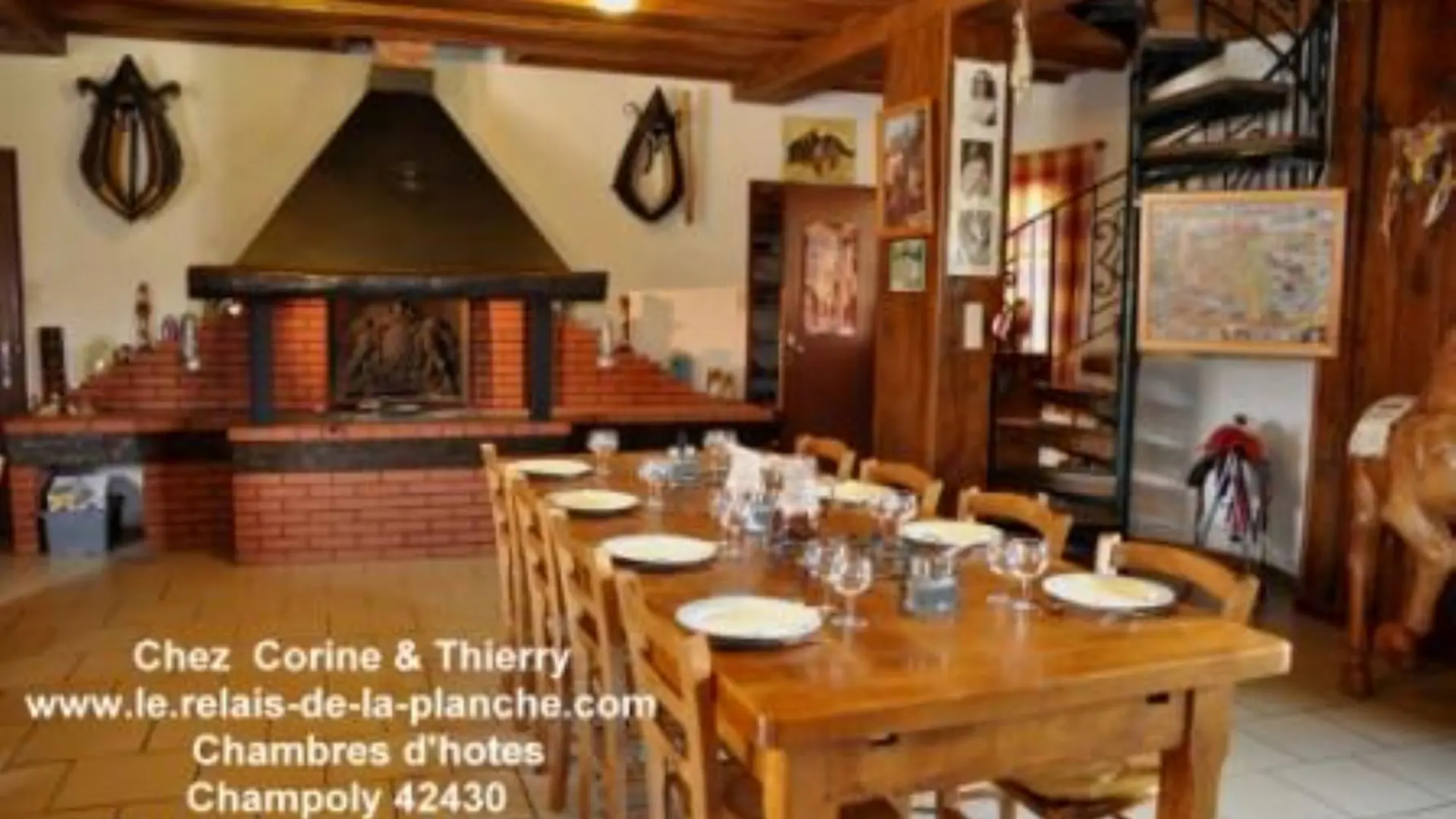 Chambres d'hôtes Le Relais de la Planche à Champoly