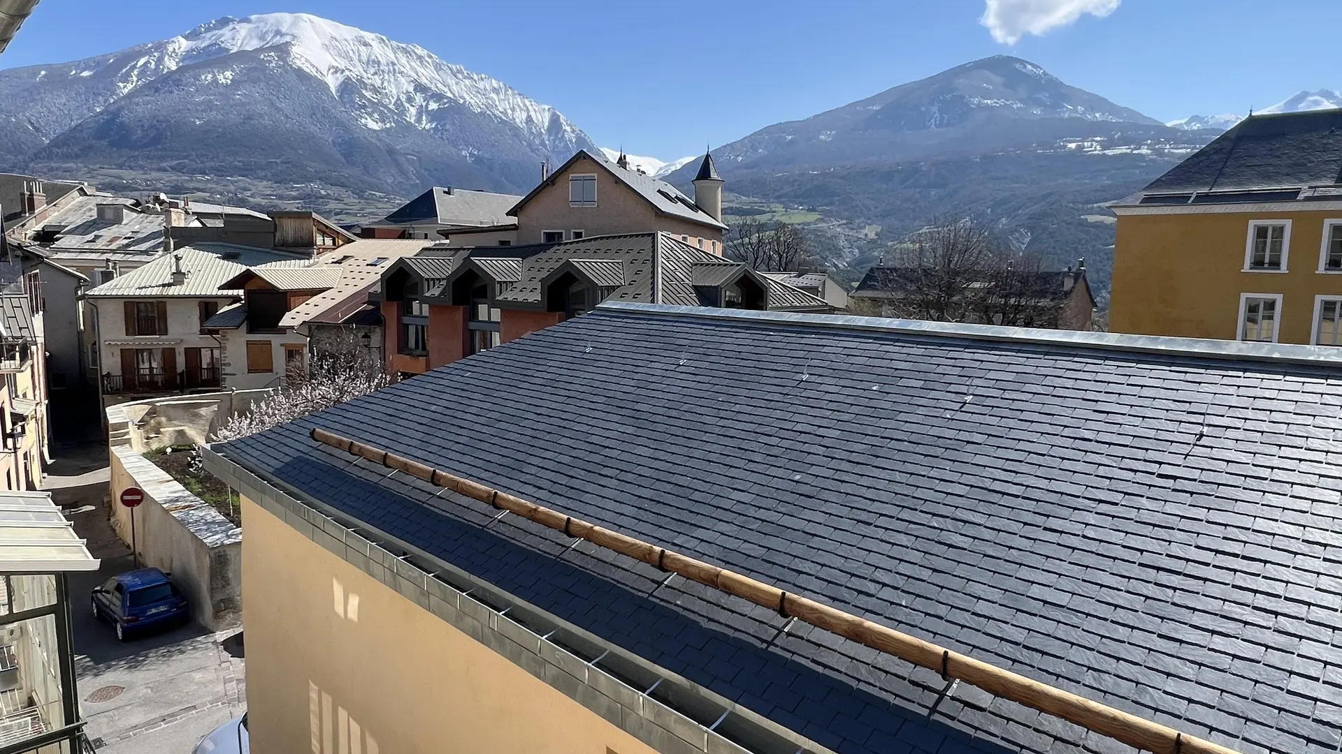 Vue sur les sommets