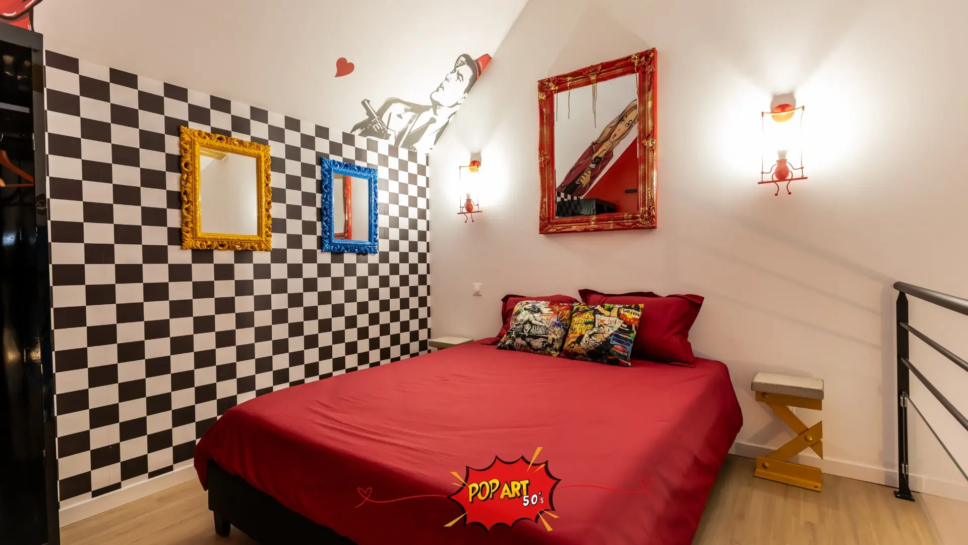 Chambre lit king size