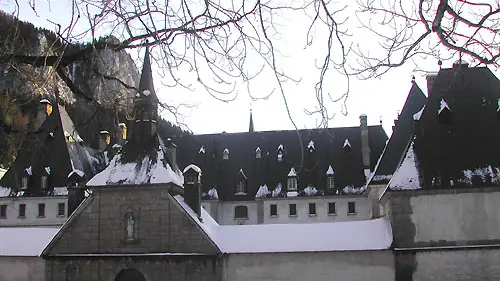 monastère hiver