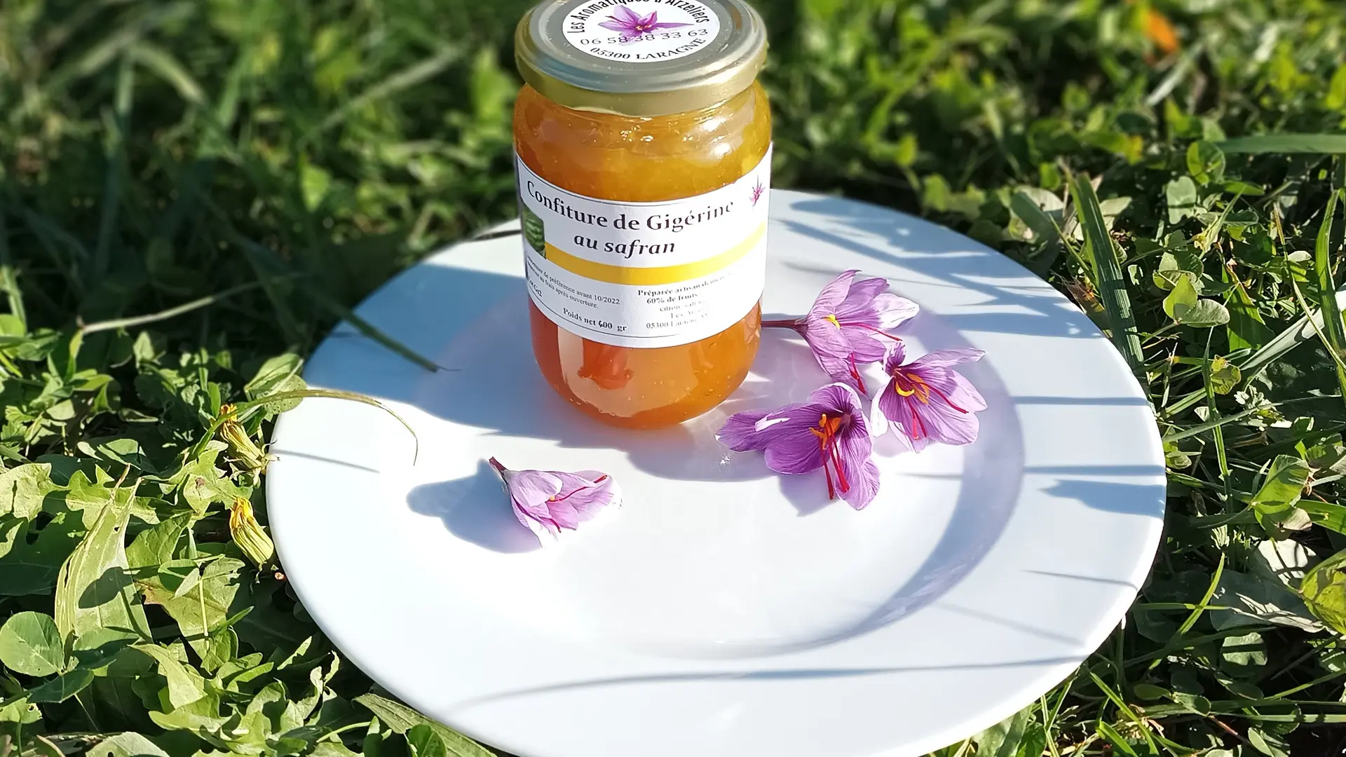 Confiture de gigérine au safran