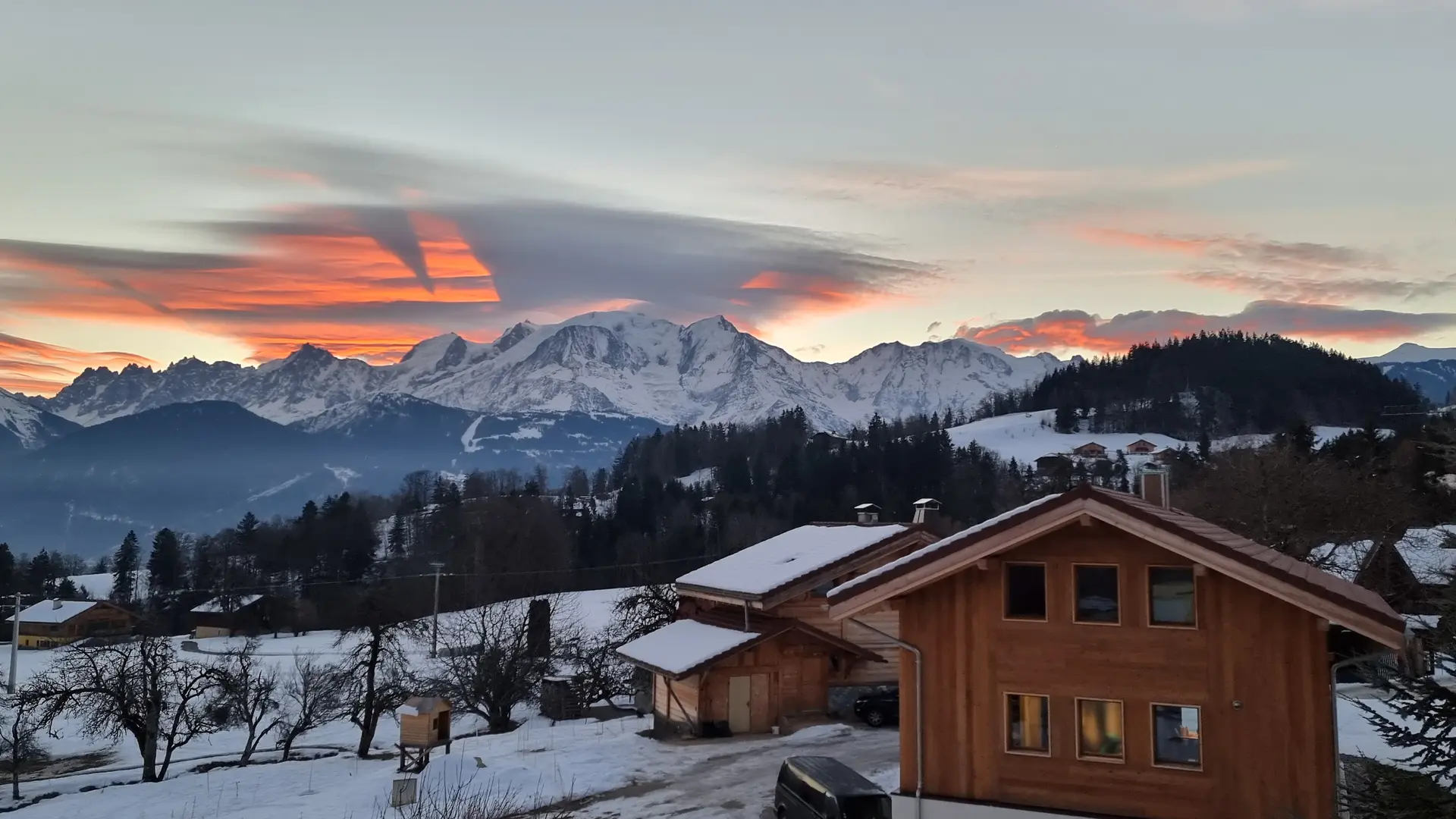 vue mont blanc