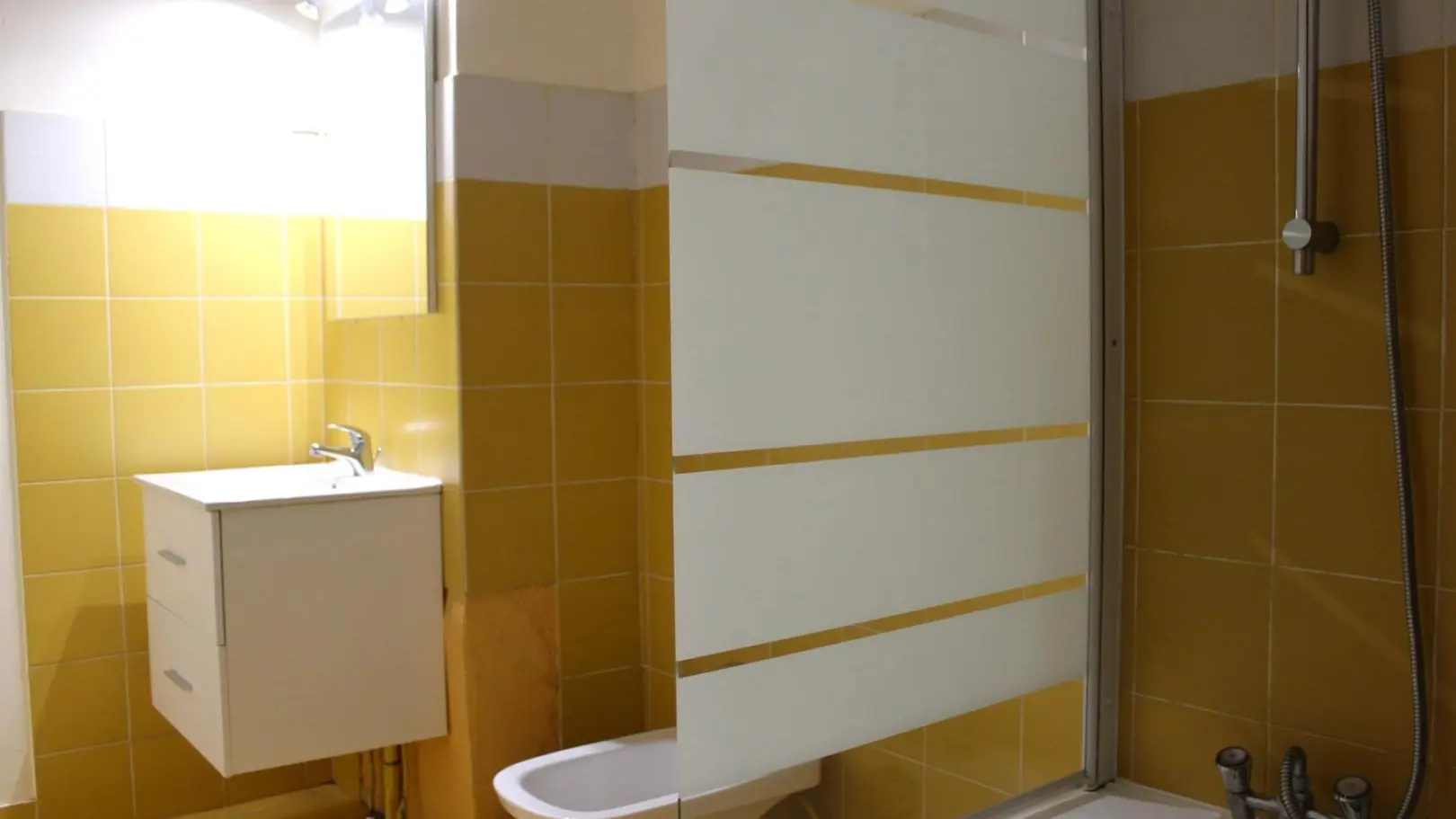 Les Bouquetins -Salle de bains- Gîte station des Buisses Roubion - Gîtes de France Alpes-Maritimes