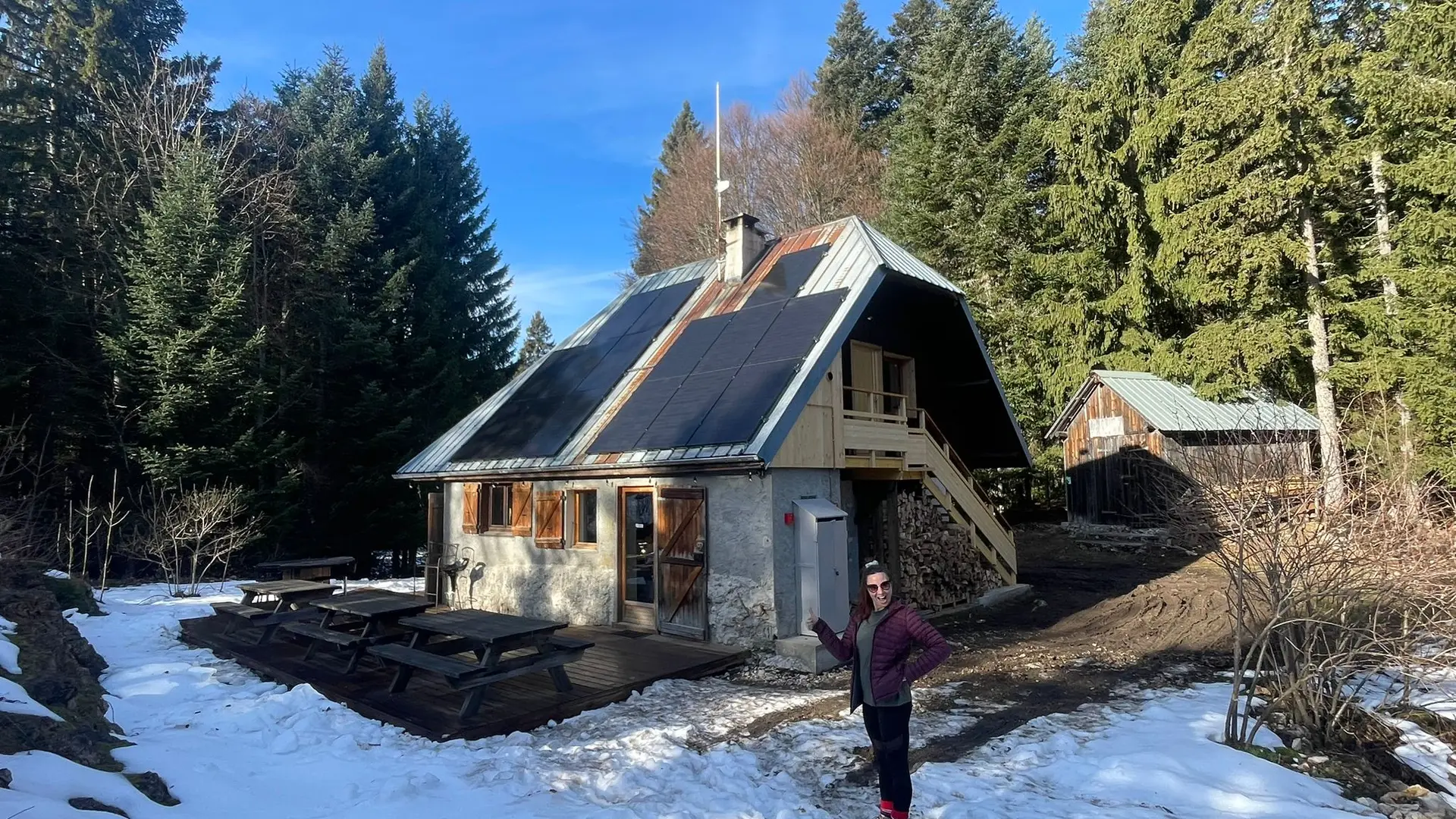 Extérieur Restaurant Chalet de la Plate