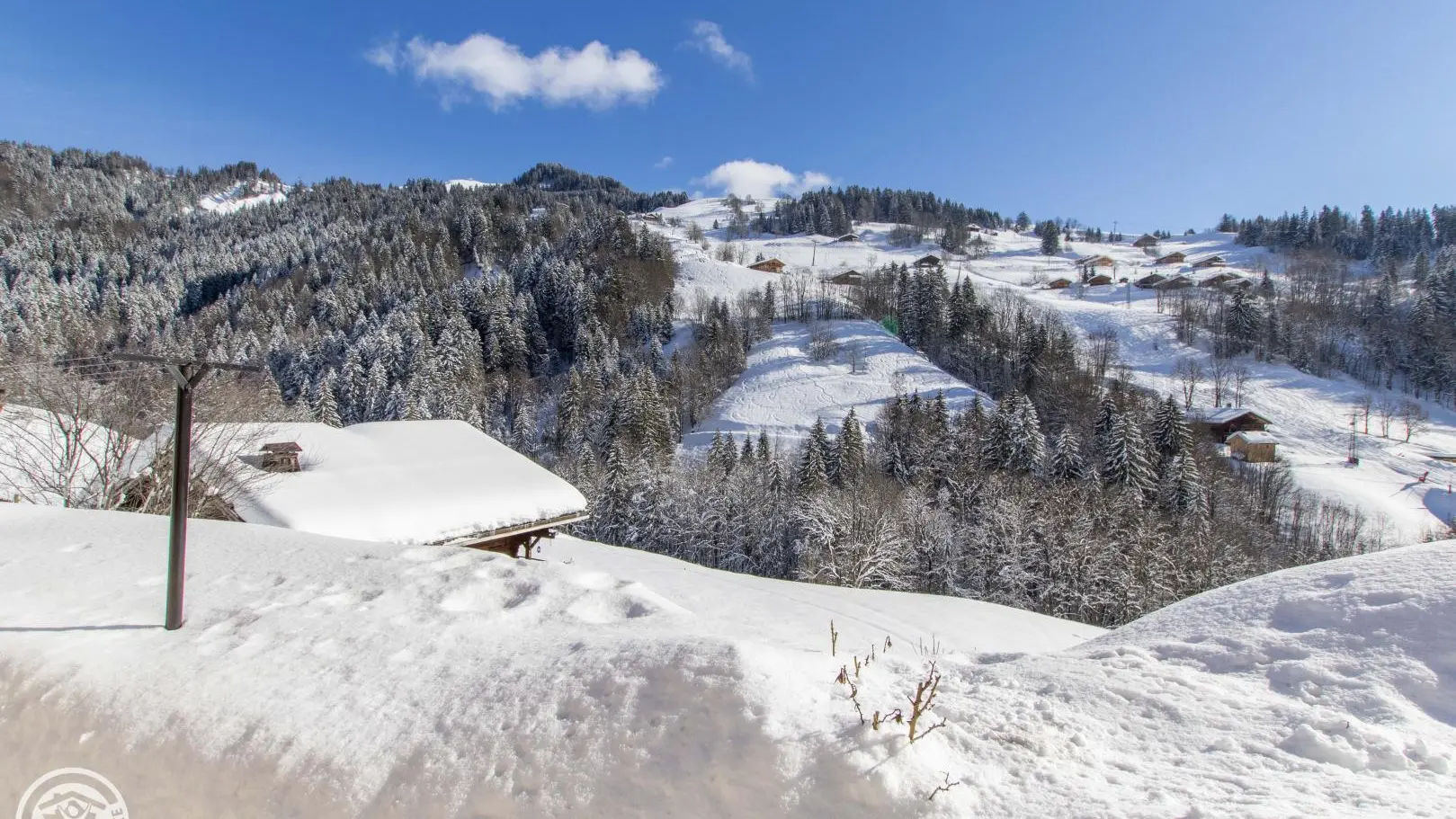 Vue du gîte en hiver 3