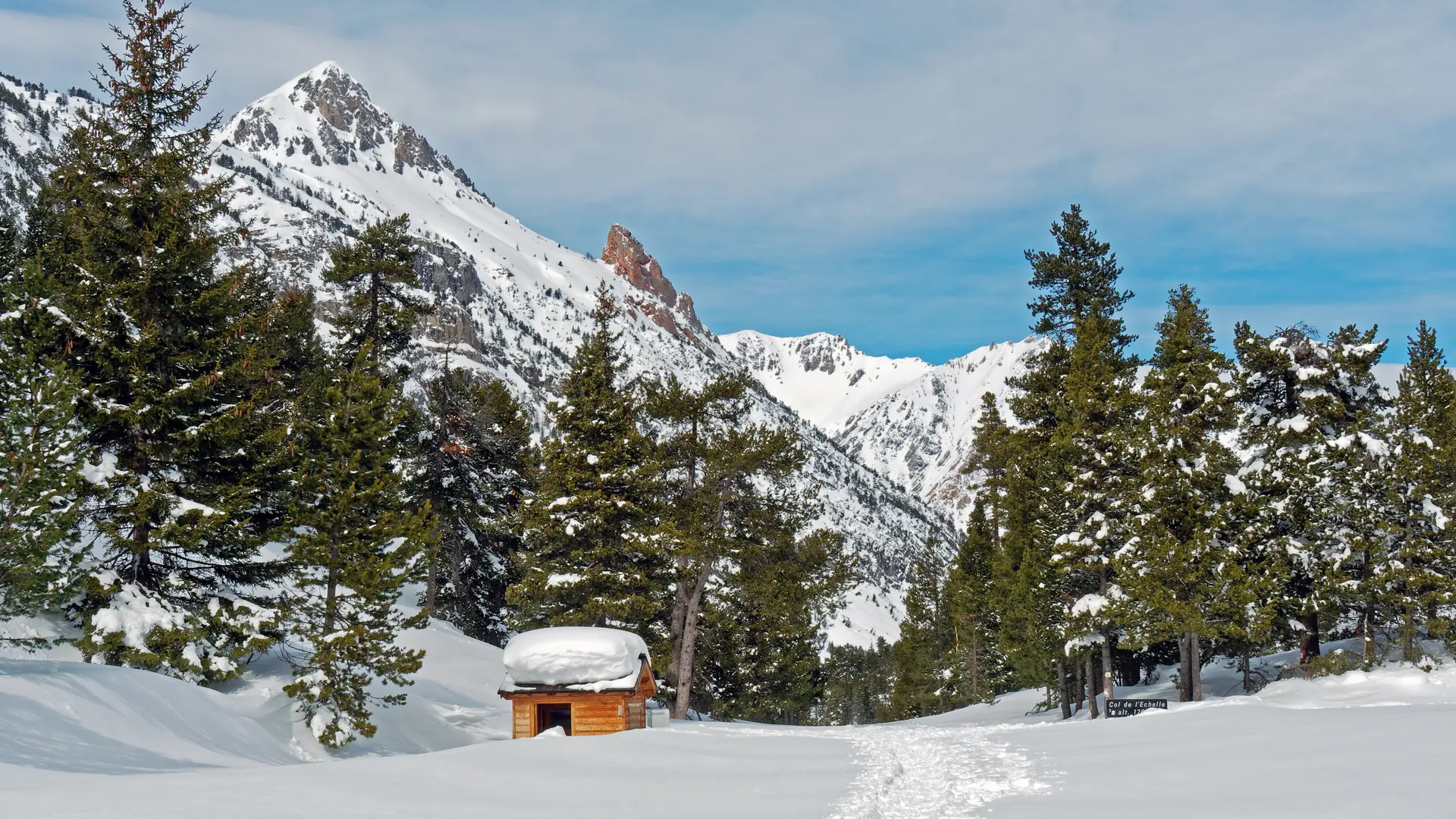 Col de l'Echelle en hiver