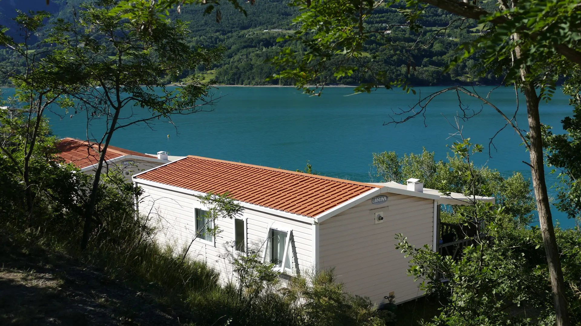 Mobil home vue lac