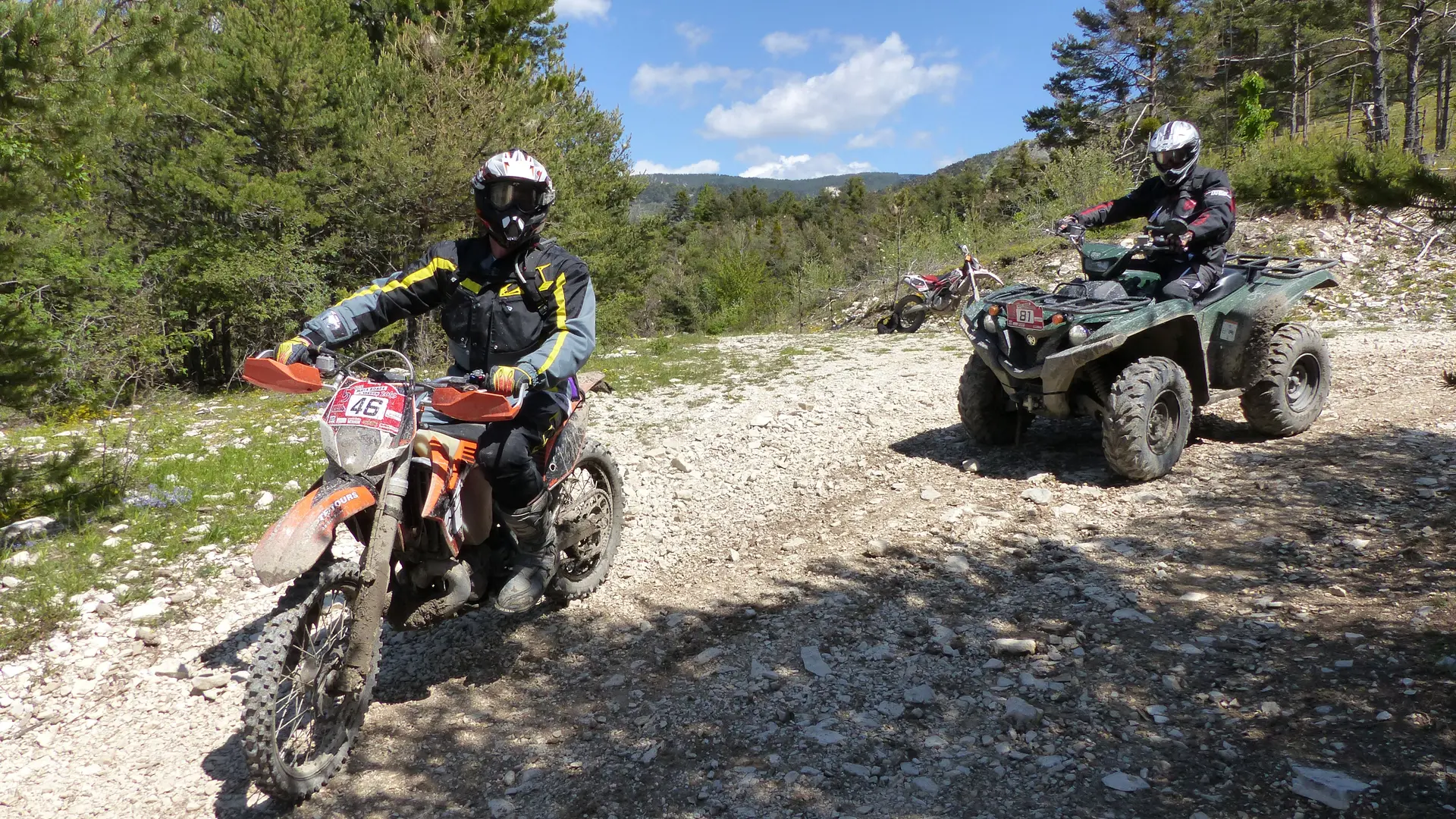 Boade quad terrain homologué