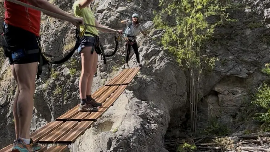 Via ferrata de Fort Queyras_Château-Ville-Vieille