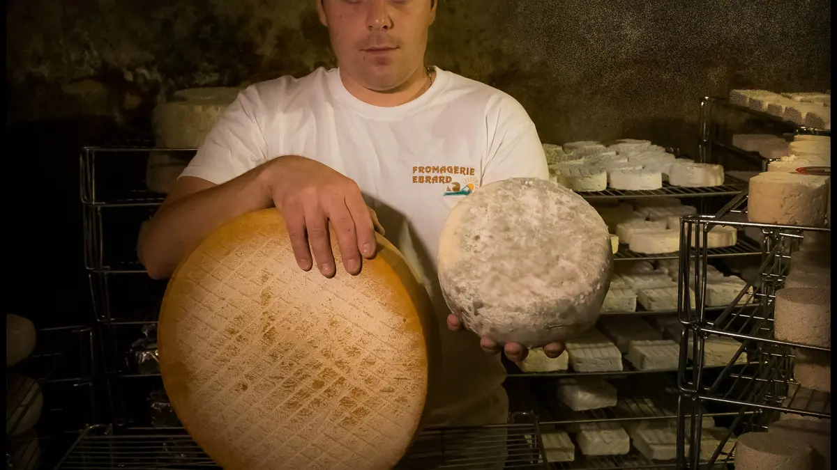 Fromagerie Ebrard à Chabottes, vallée du Champsaur