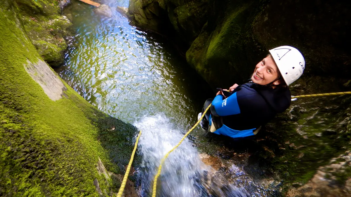 Canyoning dans le Jura à Saint Claude