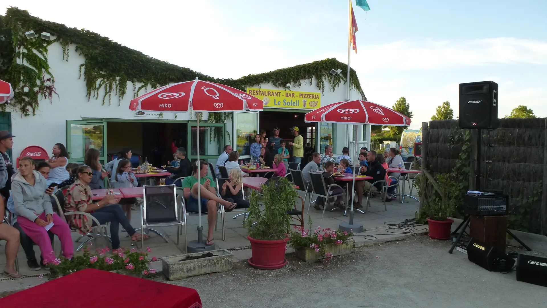 Terrasse du restaurant