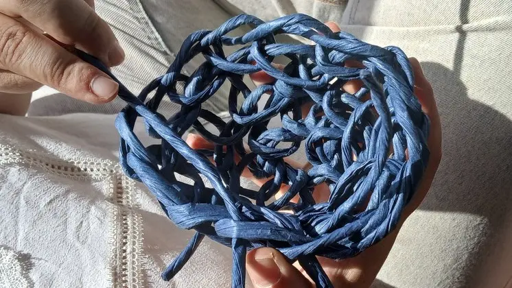 Atelier corbeille en papier au musée de la vannerie à Cadenet_Cadenet