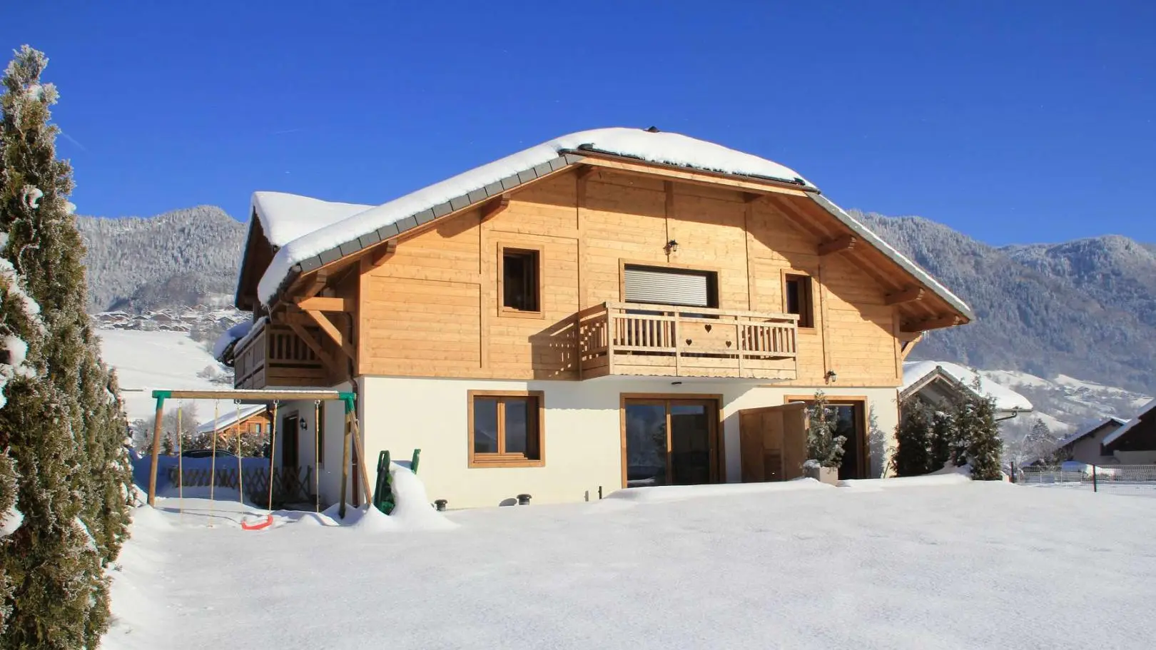 Le chalet côté sud