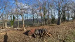vue générale Lauzerte Gravity Park