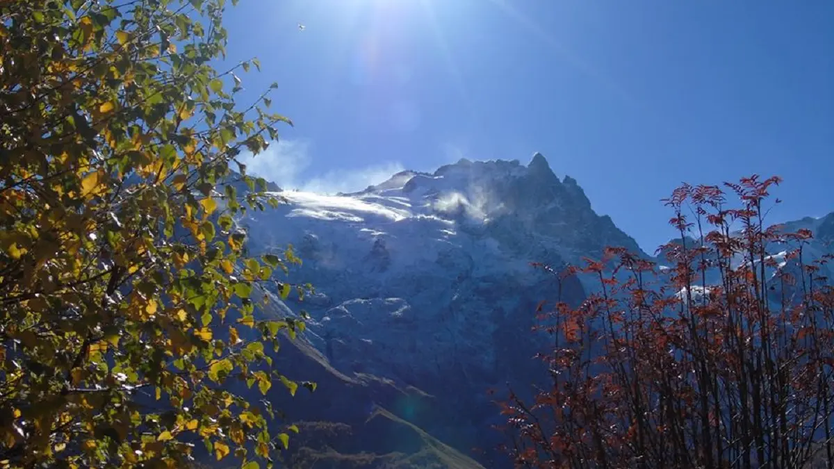 View on the massif.