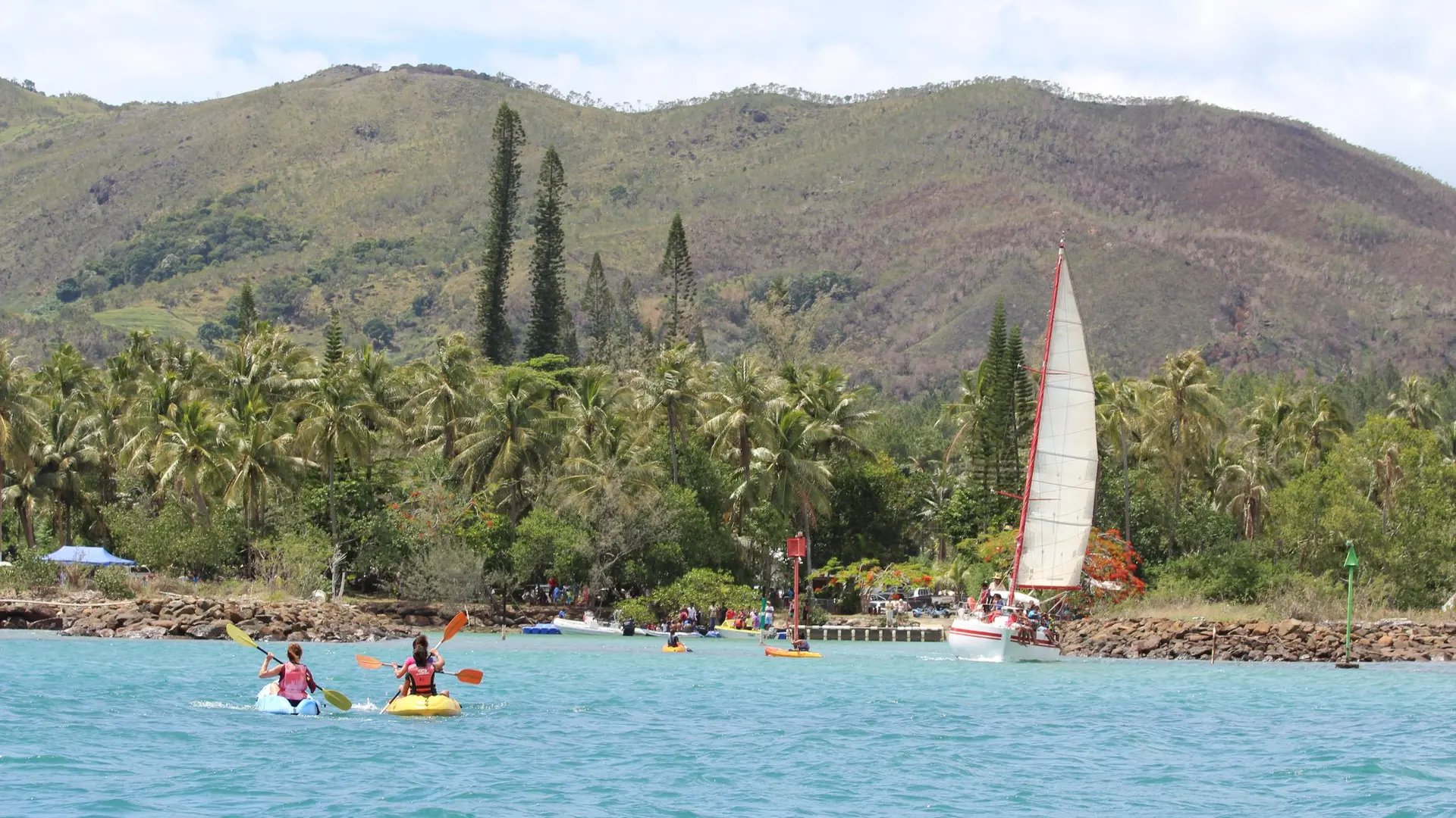 kayak, lagon, poindimié