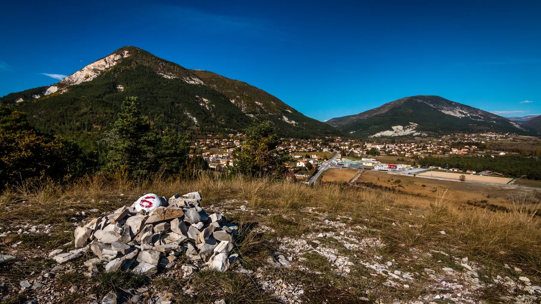 Vue Saint André les Alpes