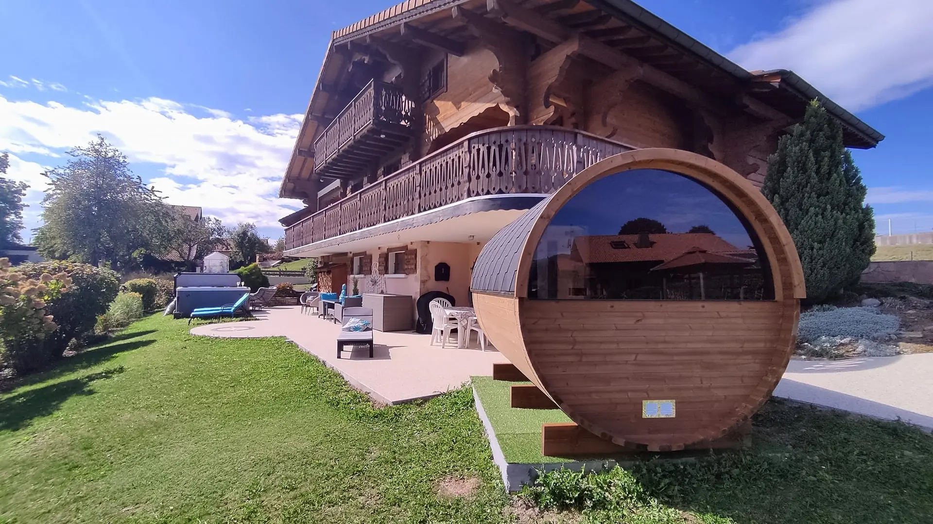 Extérieur avec sauna