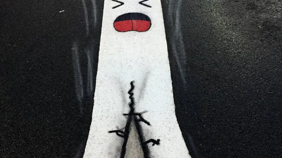 OakOak, mur peint Roche-La-Molière