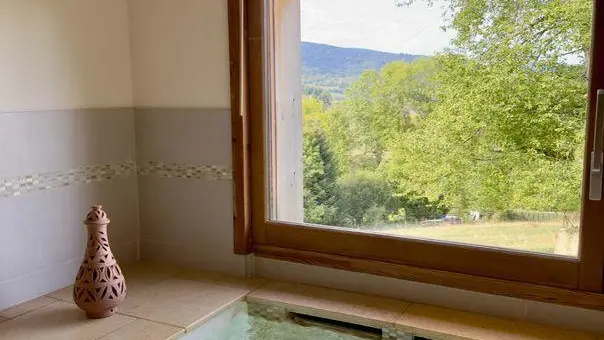Espace bien-être des Bains du Forez : service payant 180? / 3 heures - accès à son sauna traditionnel & saunarium (1 à 6 personnes) & bain romain. Plus d'information et réservation auprès des propriétaires.