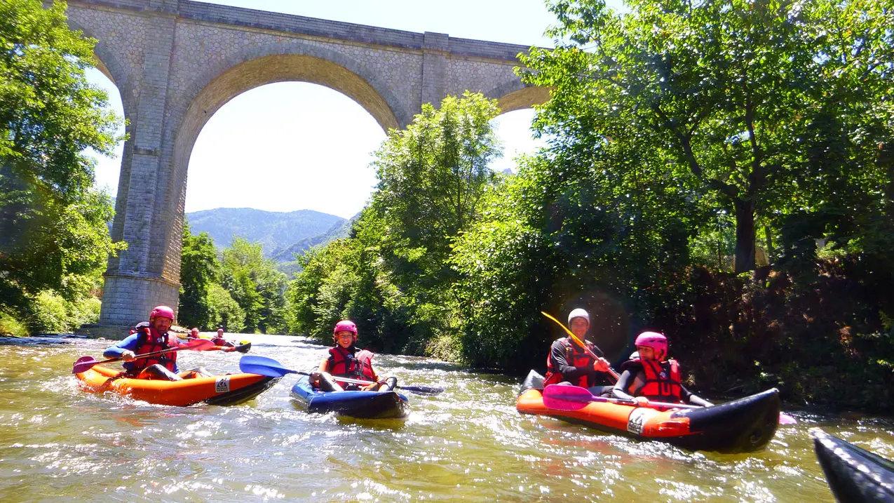 canoraft en grouppe