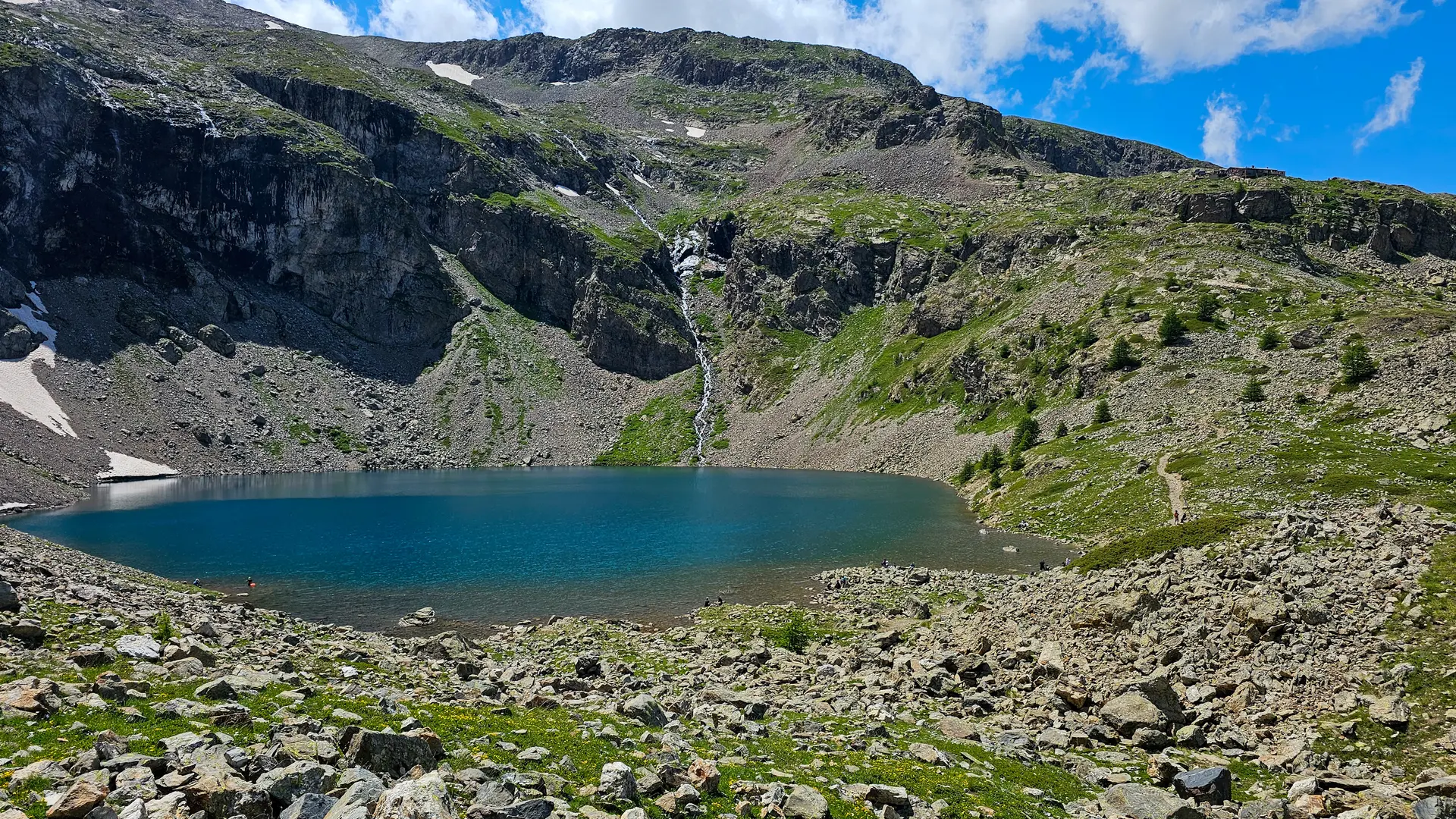 Rando en famille au lac de Puy Vachier
