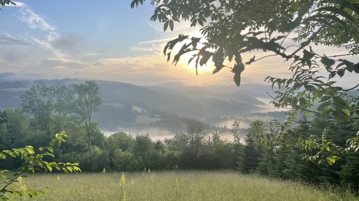 Lever du Soleil au Bez