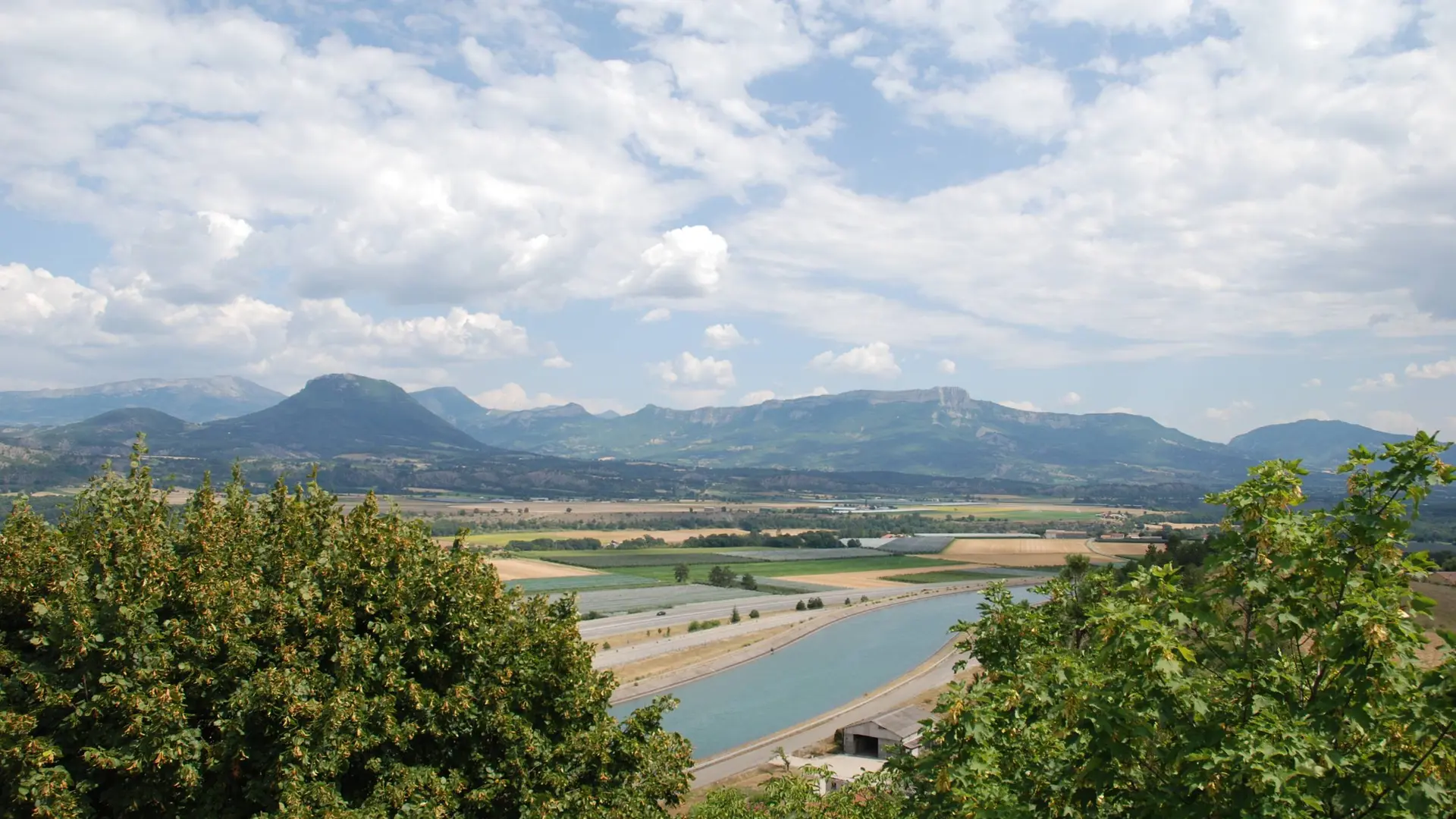 Vue sur la Durance