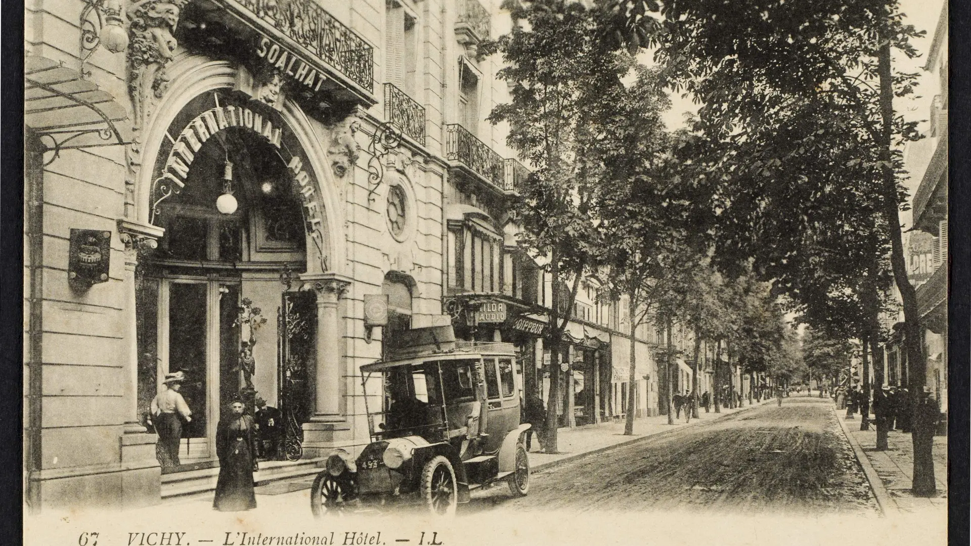 Carte postale, vers 1910