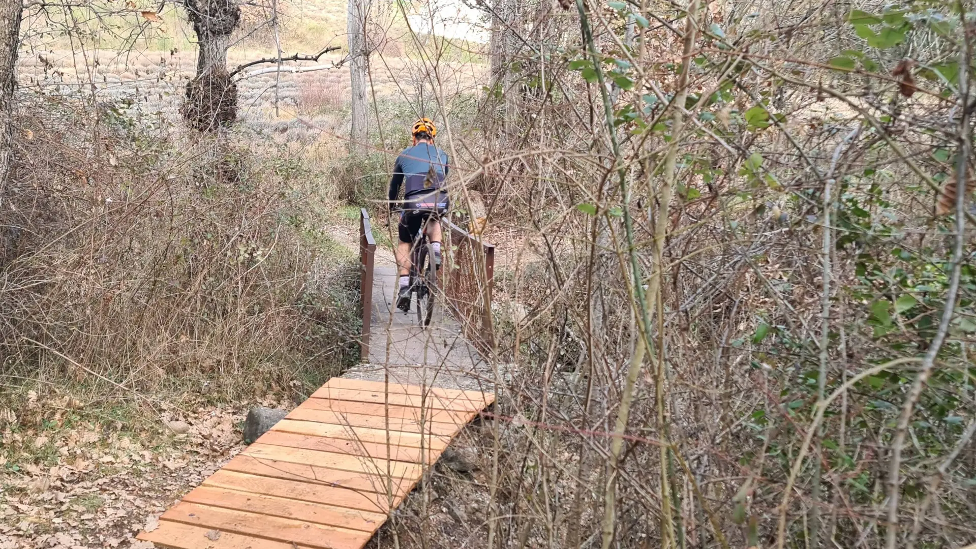 Nouvelle passerelle en bois