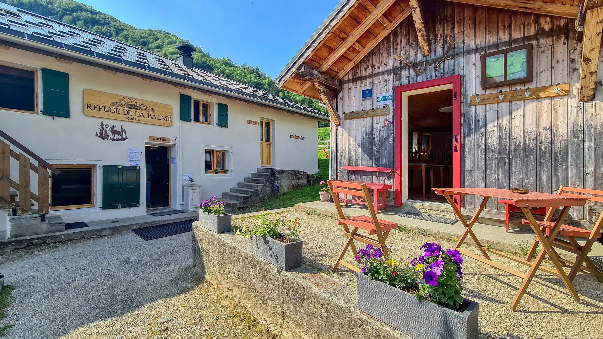 Le refuge de la Balme