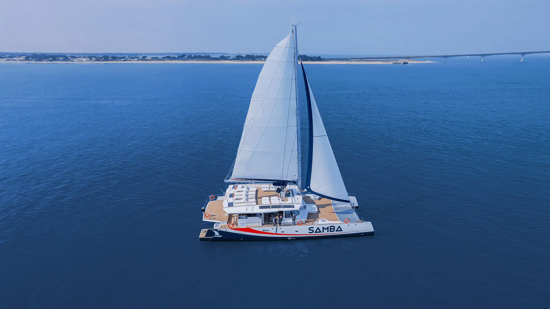 Catamaran Samba en mer