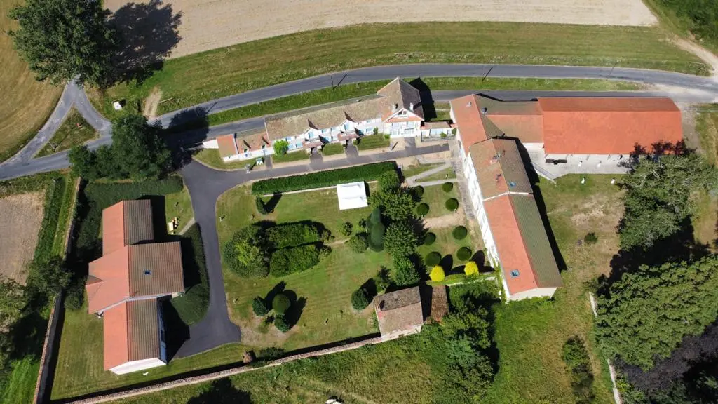 Vue aérienne du Domaine