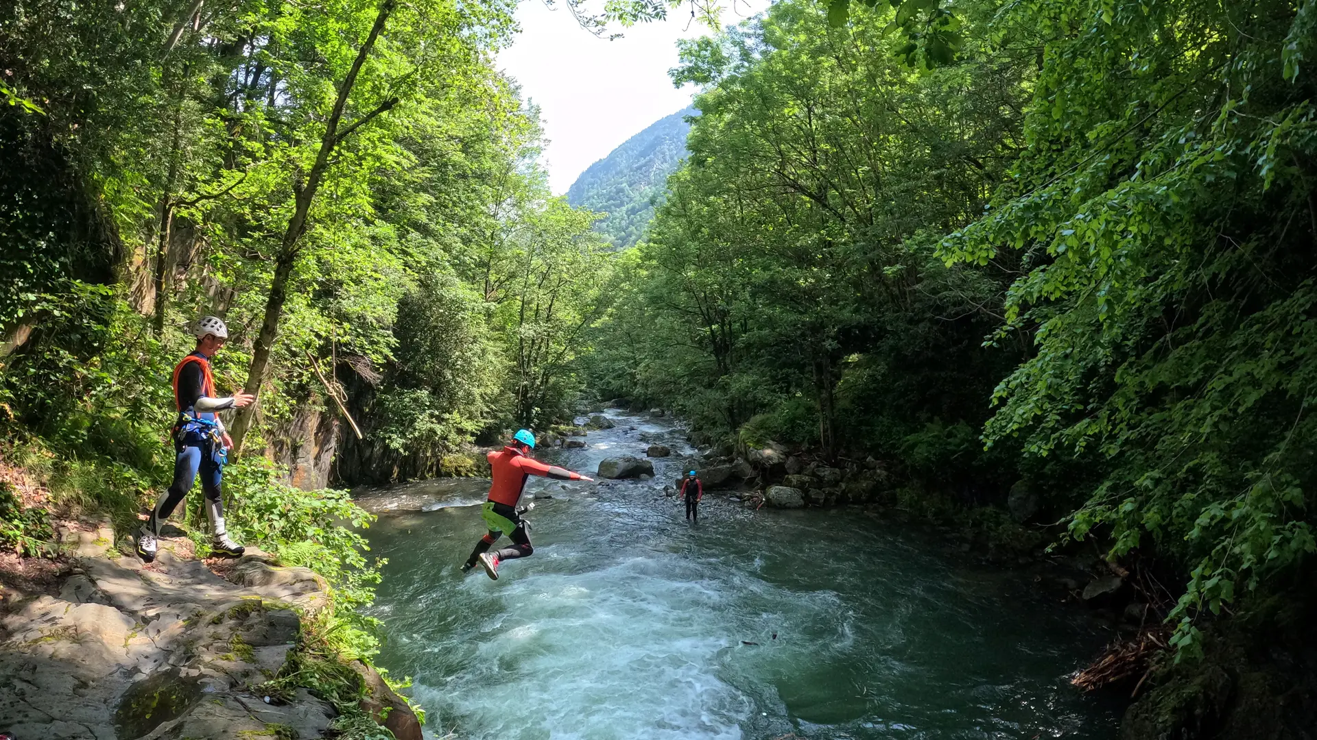 Saut canyoning