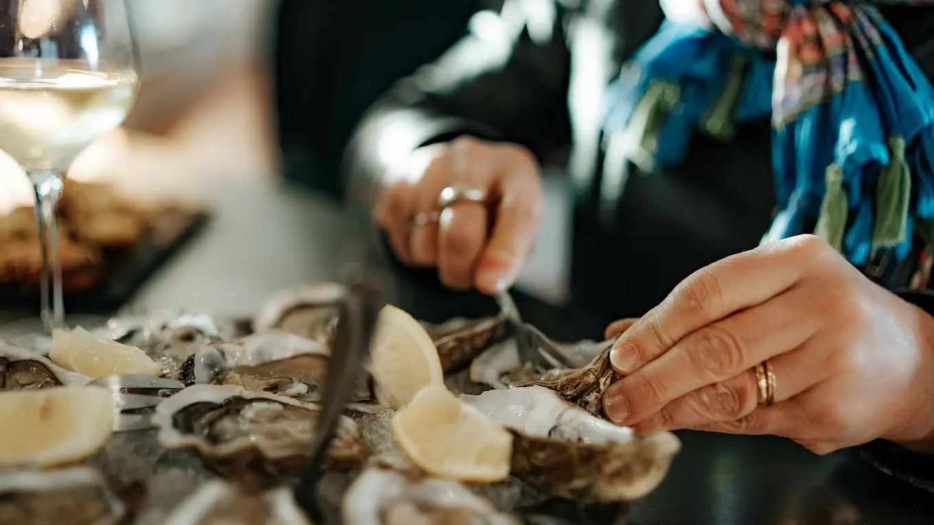 Dégustation d'huître