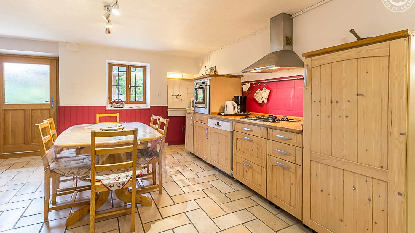 La cuisine vue sous un autre angle.