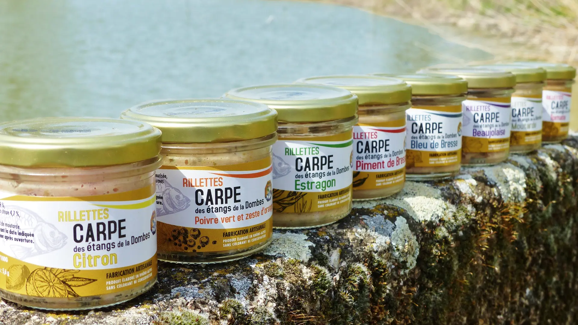 Gamme rillettes de carpe
