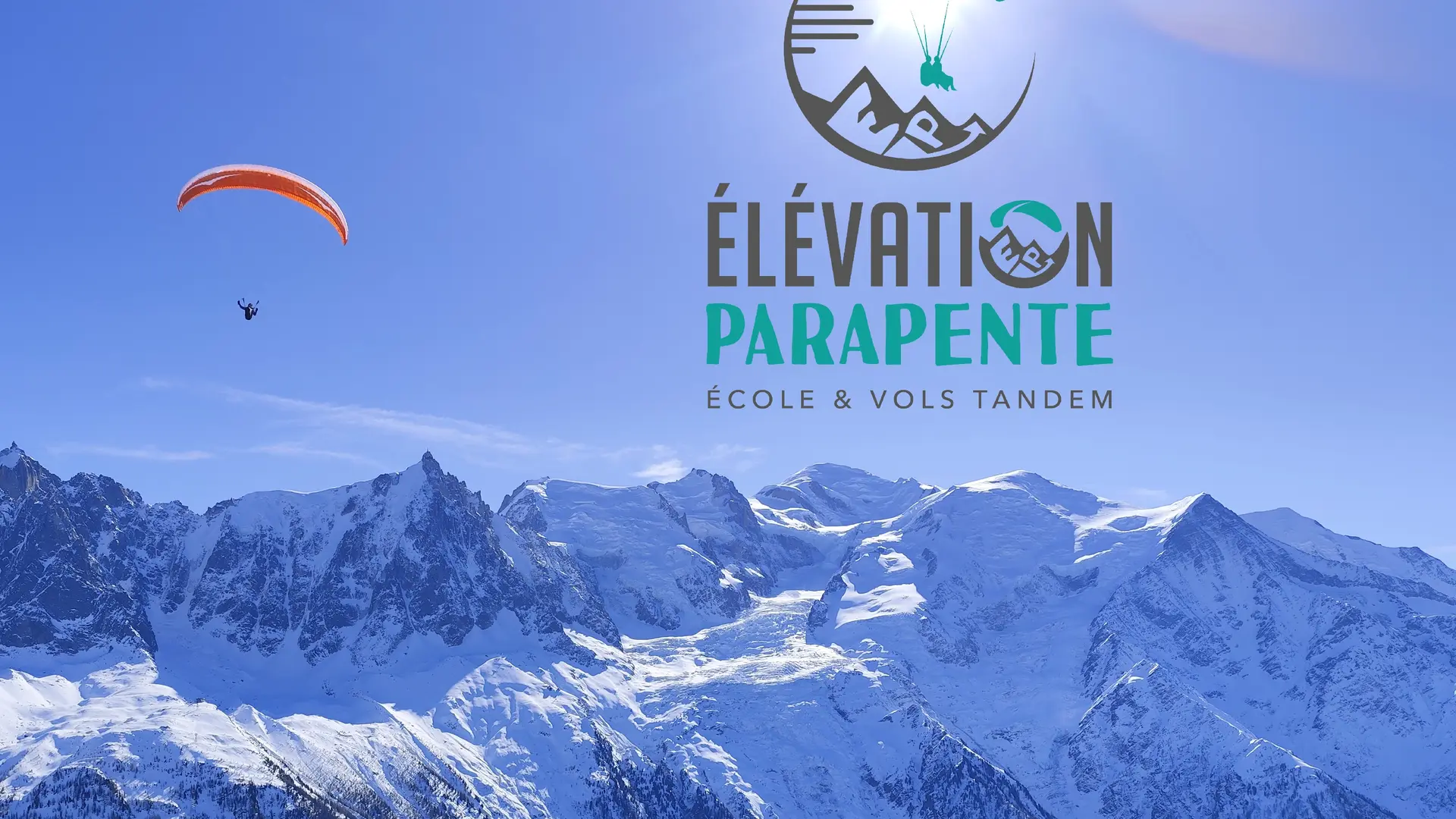 bapteme de parapente face au mont blanc, passy et chamonix