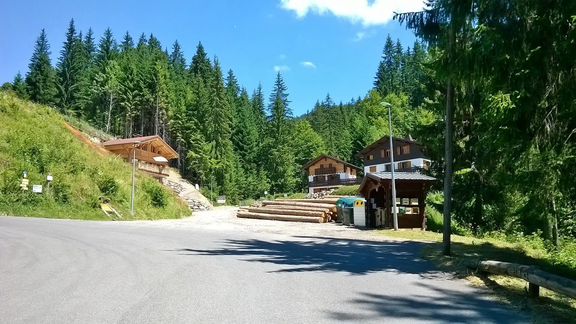 Départ du sentier