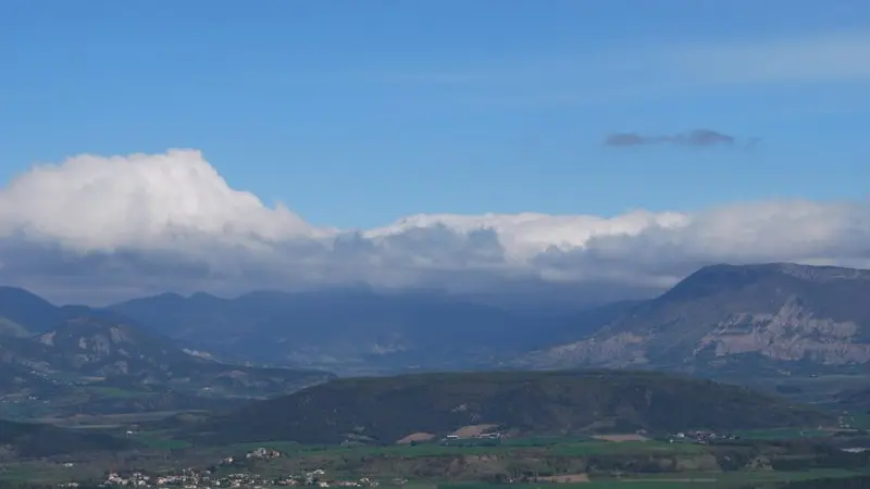 Vue sur Le Bersac depuis le Pic de l'Aigle