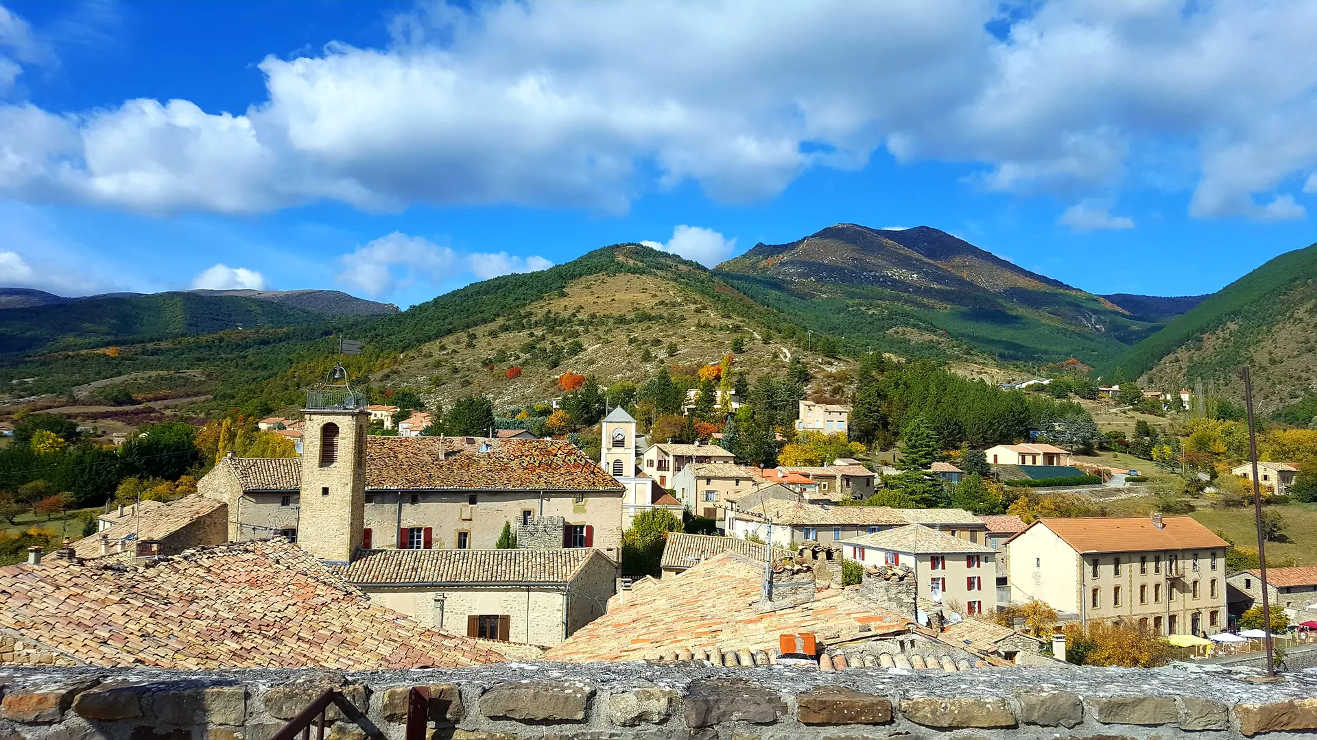 Rosans depuis le sommet de la Tour Carrée