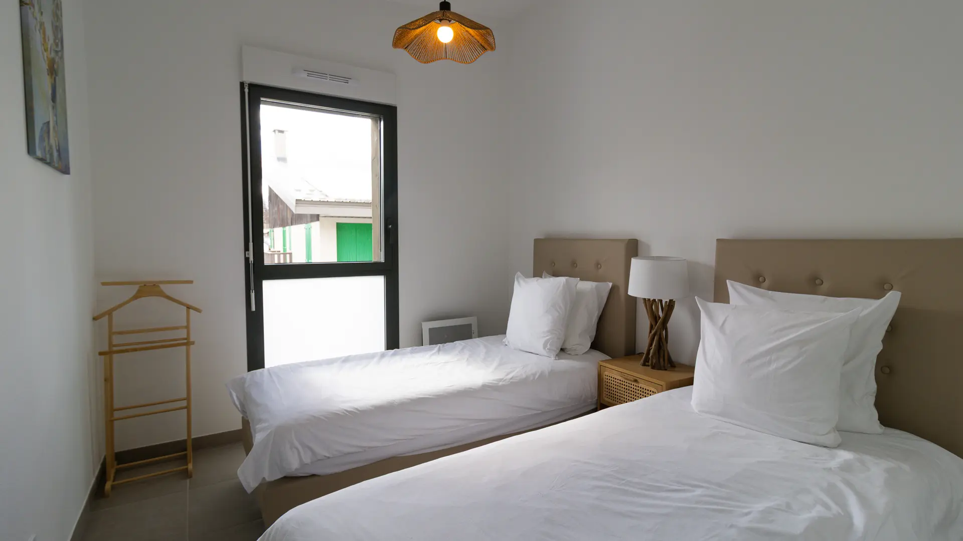 Chambre lits jumeaux