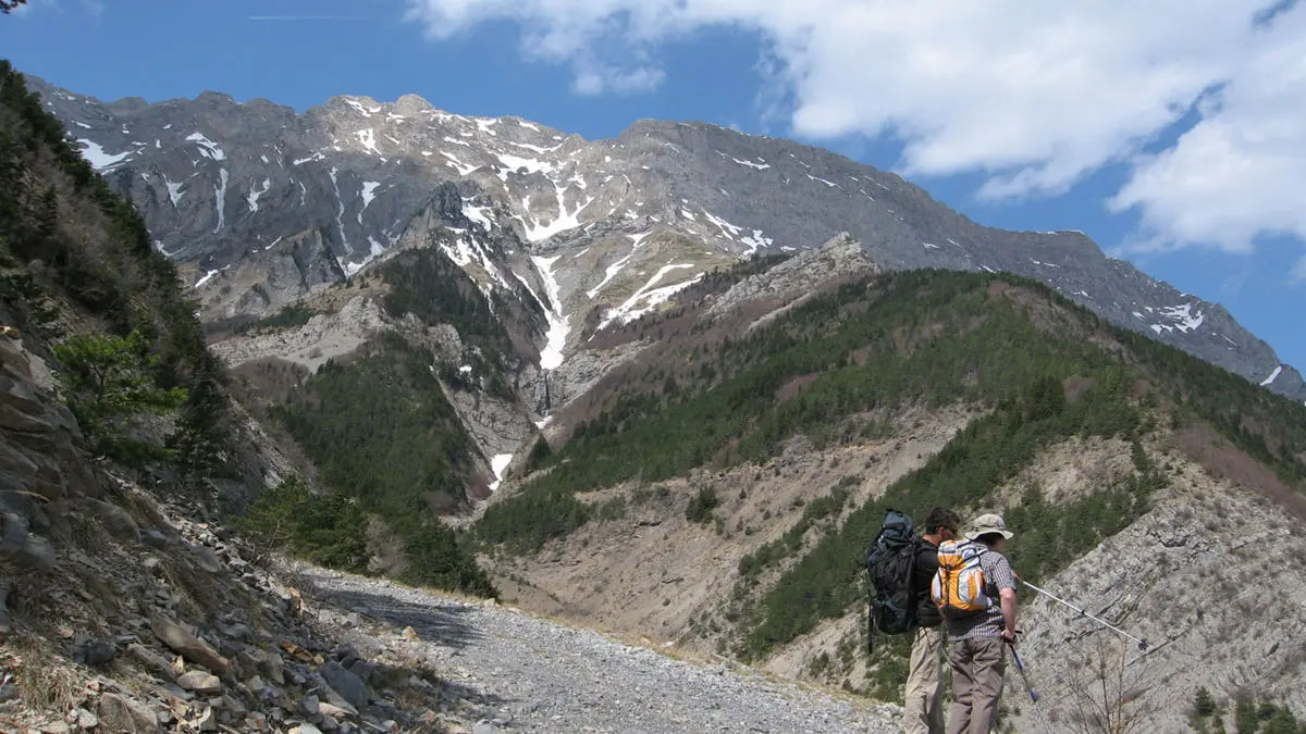 Itinéraire de randonnée jusqu'au Chapeau de l'Evêque