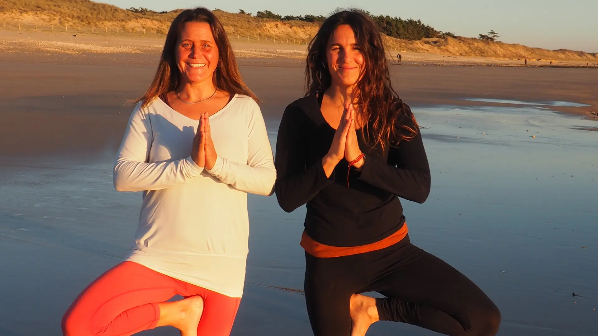 Yoga à la plage