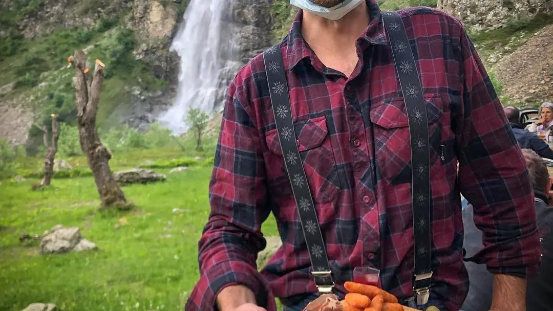 Jean François Perrier et son assiette de pays