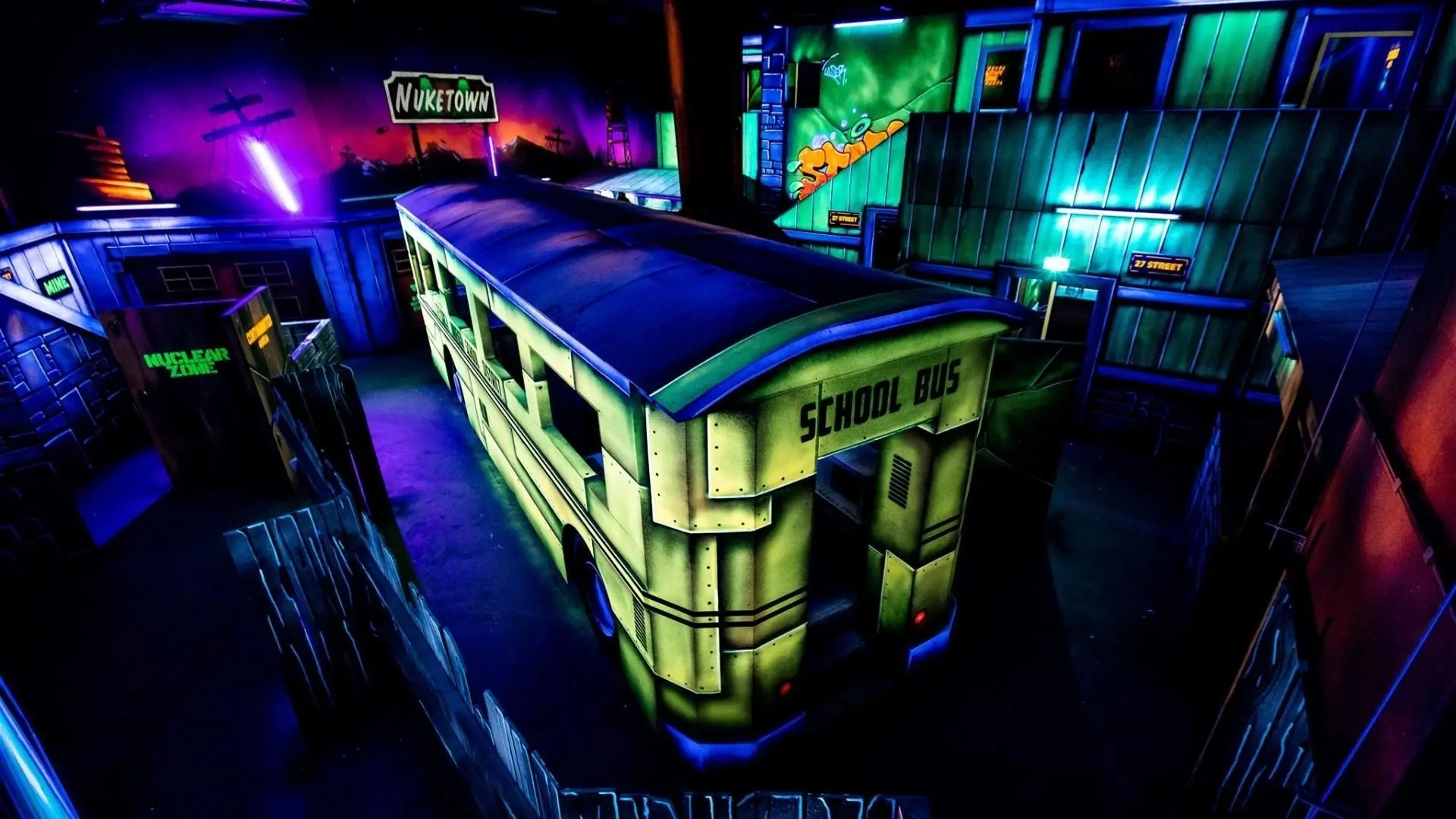 Un laser game unique qui reprend la célébrissime carte NUKETOWN !