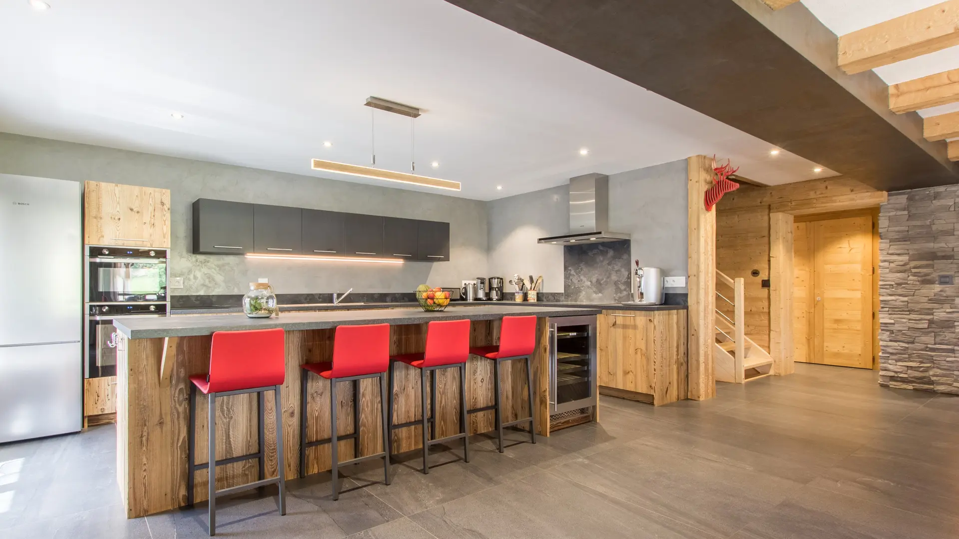 Cuisine moderne avec son ilot central