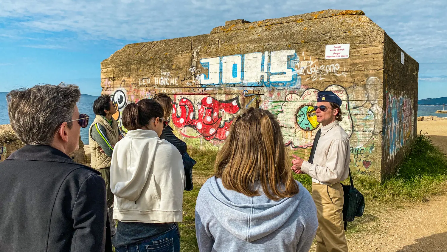 Visite guidée avec Cyril Barthelemy, guide conférencier à La Londe les Maures