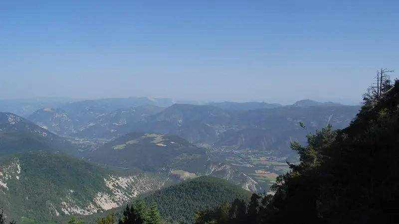 Vue sur la vallée de l'Oule